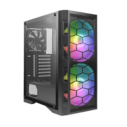 RAIDMAX X616 MID TOWER GAMING PC CASE WITH 3 FANS