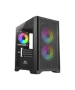 REDRAGON PAKTIS 2B GC-560 BLACK CPU CASE WITH 3ARGB FANS