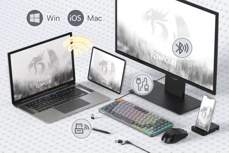 REDRAGON AZURE K652GG RGB GAMING KEYBOARD