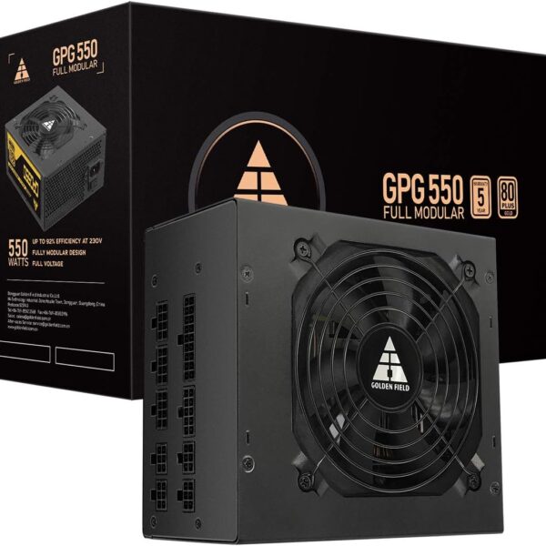 GOLDEN FIELD GPG 80 Gold 550W PC Power Supply