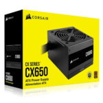 CORSAIR CX650 80 PLUS BRONZE POWER SUPPLY 3-YEARS WARRANTY
