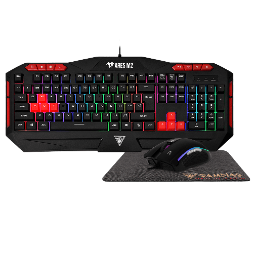 Gamdias Ares M2 Keyboard Mouse Mouse Mat