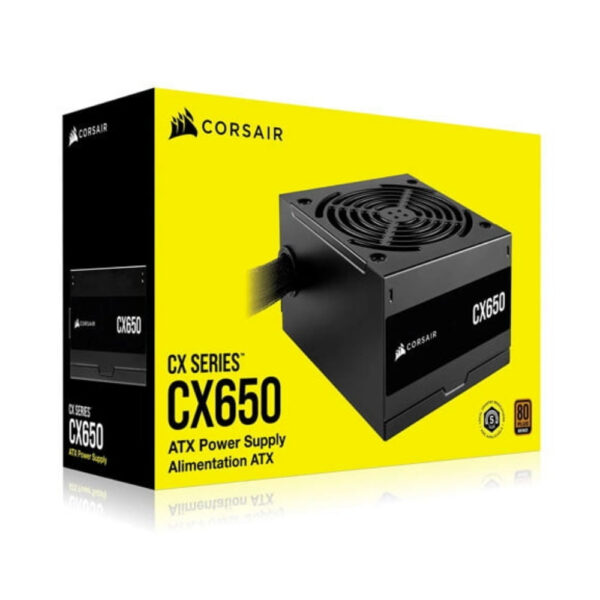 CORSAIR CX650 80 PLUS BRONZE POWER SUPPLY