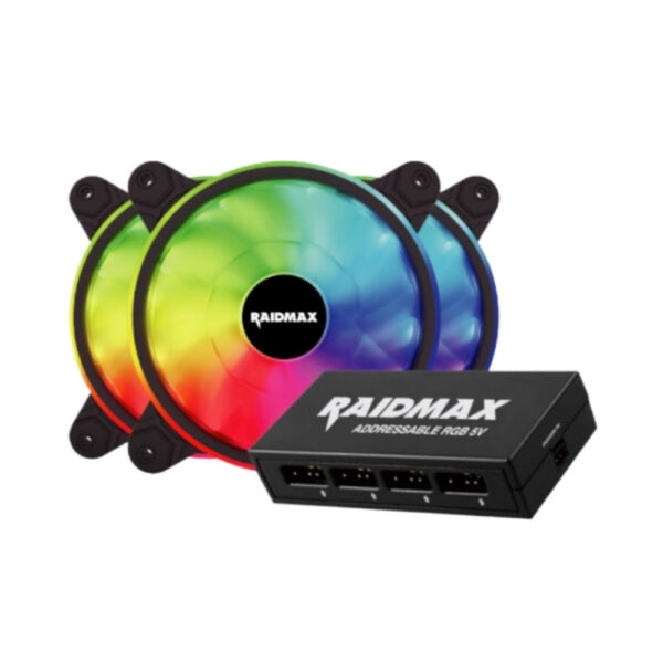 RAIDMAX NV-T120FBR3 ADDRESSABLE RGB 3 FANS WITH CONTROLLER