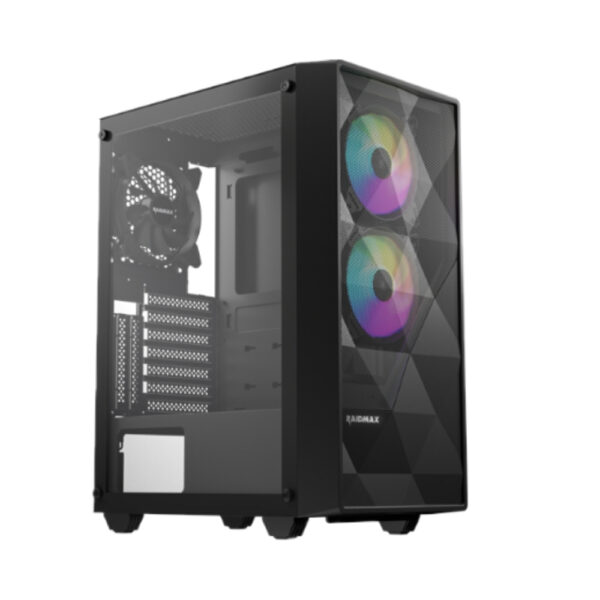 RAIDMAX X902 MID TOWER GAMING PC CASE WITH 3 FANS