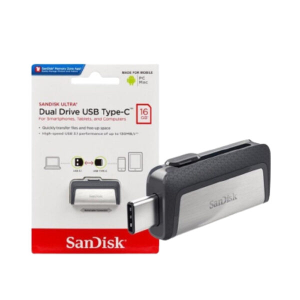 SANDISK TYPE C USB 3.1 128GB PEN DRIVE