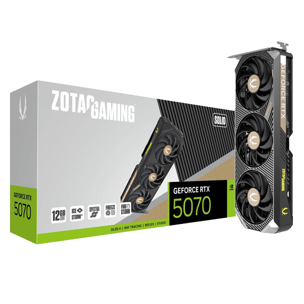 ZOTAC GAMING RTX 5070 SOLID 12GB GDDR7