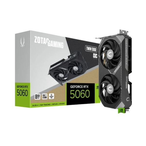 ZOTAC RTX 5060 8GB TWIN EDGE OC GRAPHICS CARD