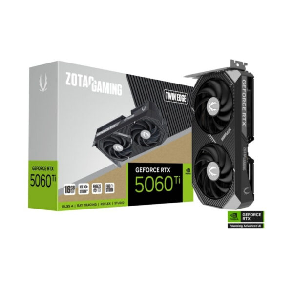 ZOTAC RTX 5060 TI 16GB TWIN EDGE OC GRAPHICS CARD