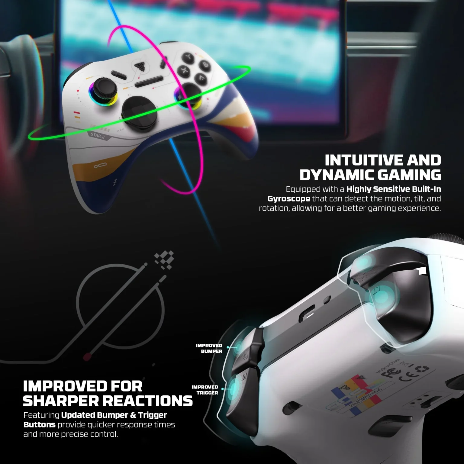 Fantech Eos Pro Ii Wgp15 V2 Wireless Gamepad Geminus Black Console 523 1536×1536 | Technodora Sri Lanka